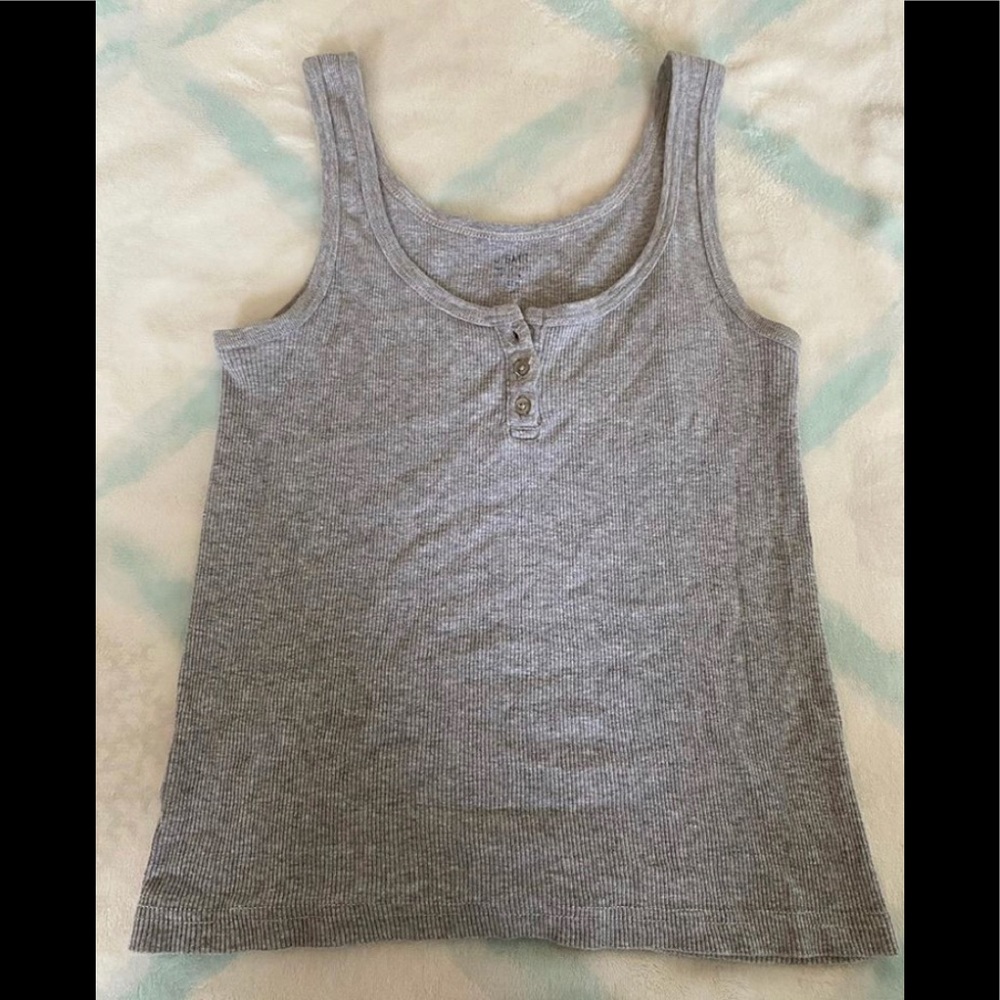 J Galt Dalis Button Tank Top